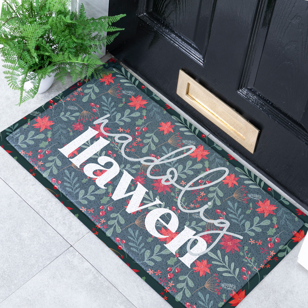 Nadolig Llawen Noodle Door Mat