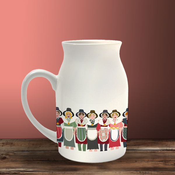 Welsh Ladies Milk Jug / Vase