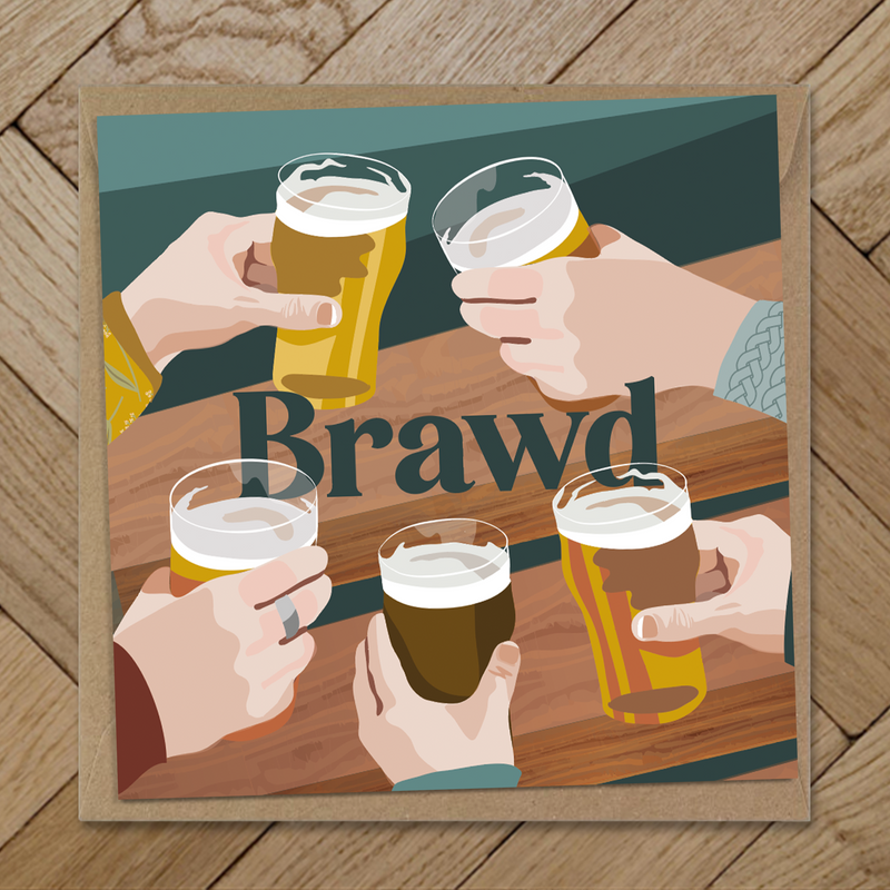 Brawd beers / Brother card