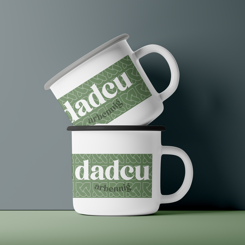 Dadcu arbennig tiles Mug / Enamel or ceramic