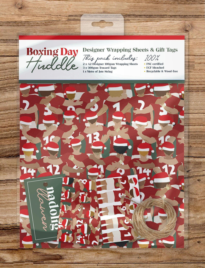 Boxing Day Huddle - Wrapping Sheets & Tags - Max Rocks