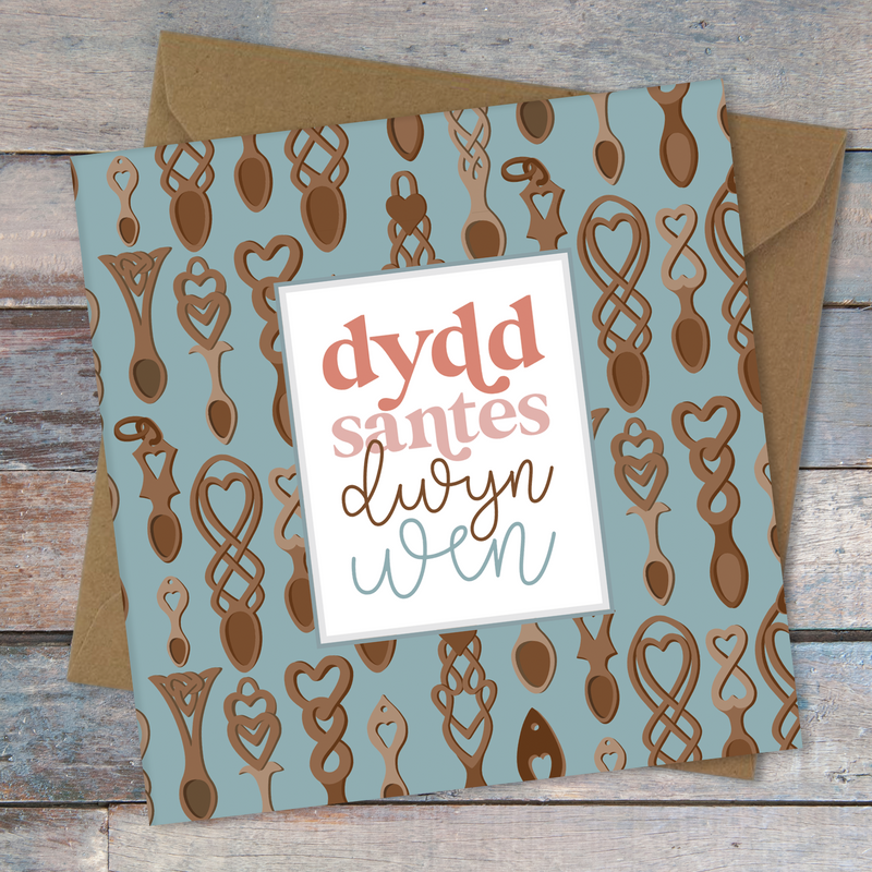 Dydd Santes Dwynwen / Saint Dwynwen Day card